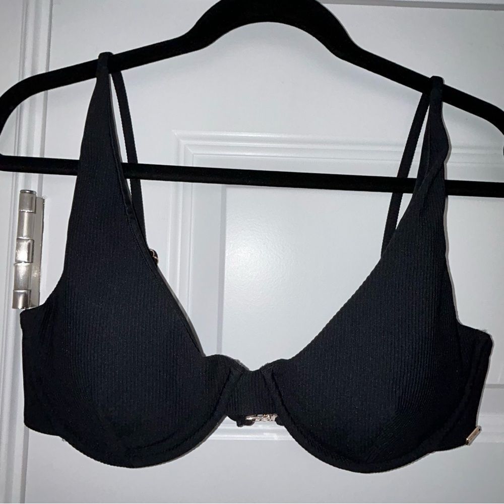 ALOHRA Two Piece Ribbed Cheeky Thong Bikini Swimsuit Set - Picture 2 of 8